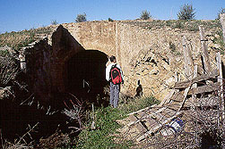 Plano inclinado en mina de plomo