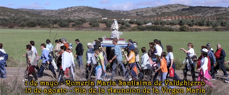 1 DE MAYO con la Romera en las Sierras en honor de Mara Santsima de Valdehierro.  + informacin / lbum de fotos / video